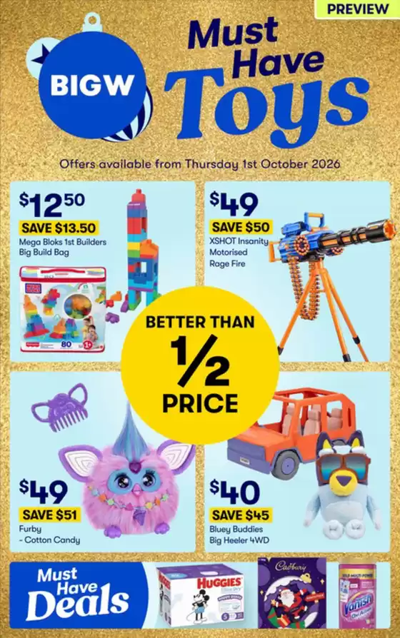 BIG W catalogue in Houghton SA | Must Have Toys | 2026-10-29T00:00:00.000Z - 2026-11-12T00:00:00.000Z
