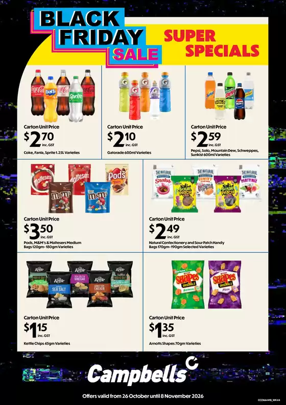 Campbells catalogue | Super Specials | 2026-10-26T00:00:00.000Z - 2026-11-08T00:00:00.000Z