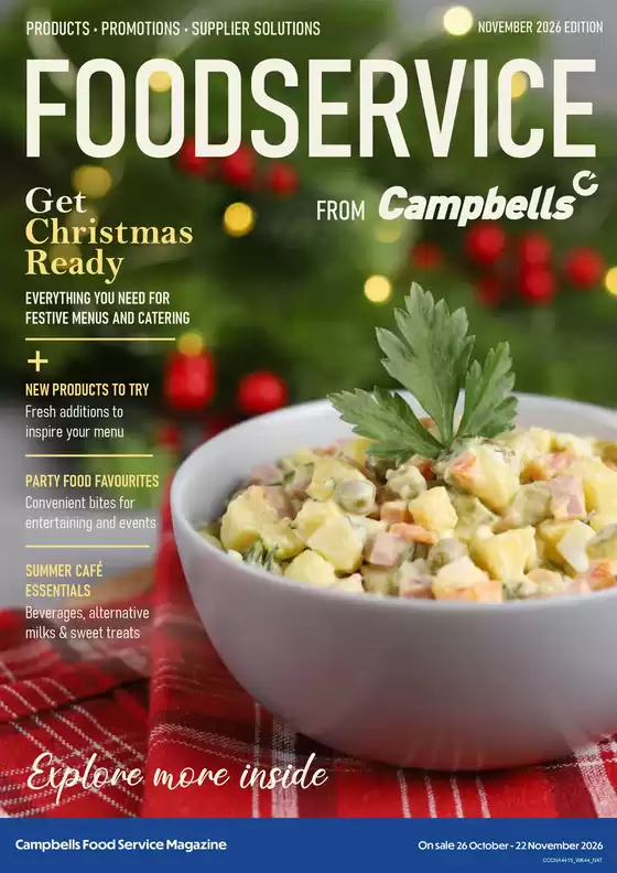 Campbells catalogue | Foodservice Magazine | 2026-10-26T00:00:00.000Z - 2026-11-22T00:00:00.000Z