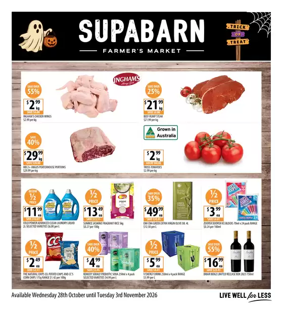 Supabarn catalogue | Weekly Specials 28/10 | 2026-10-28T00:00:00.000Z - 2026-11-03T00:00:00.000Z
