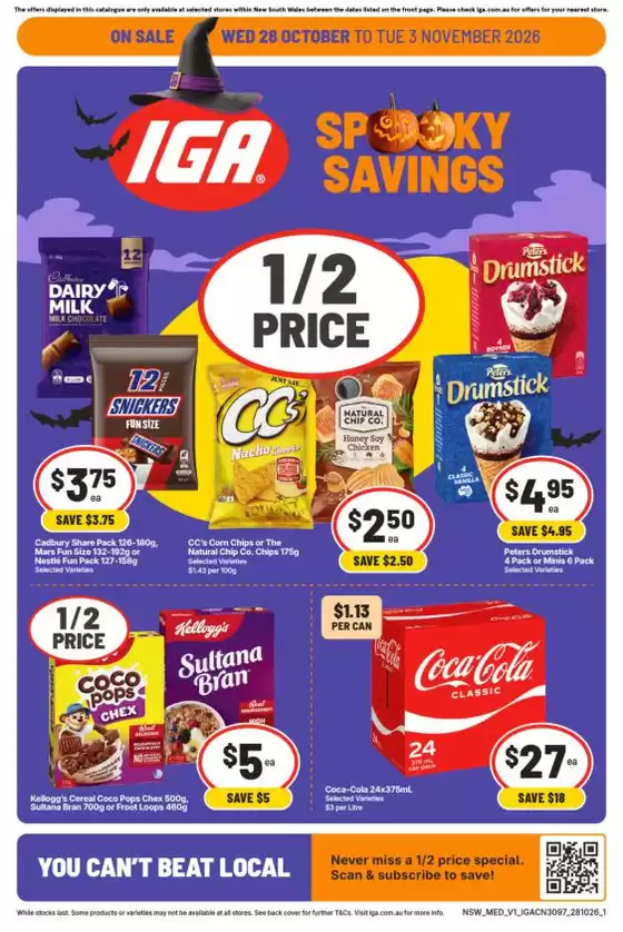 IGA catalogue | IGA 28/10 | 2026-10-28T00:00:00.000Z - 2026-11-03T00:00:00.000Z