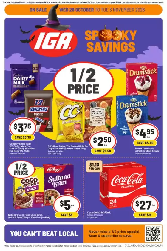 IGA catalogue in Peak Crossing QLD | IGA 28/10 | 2026-10-28T00:00:00.000Z - 2026-11-03T00:00:00.000Z