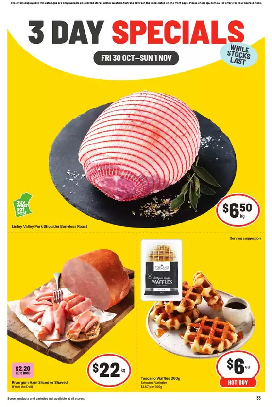 IGA catalogue in BIBRA WA | IGA 30/10 | 2026-10-30T00:00:00.000Z - 2026-11-01T00:00:00.000Z