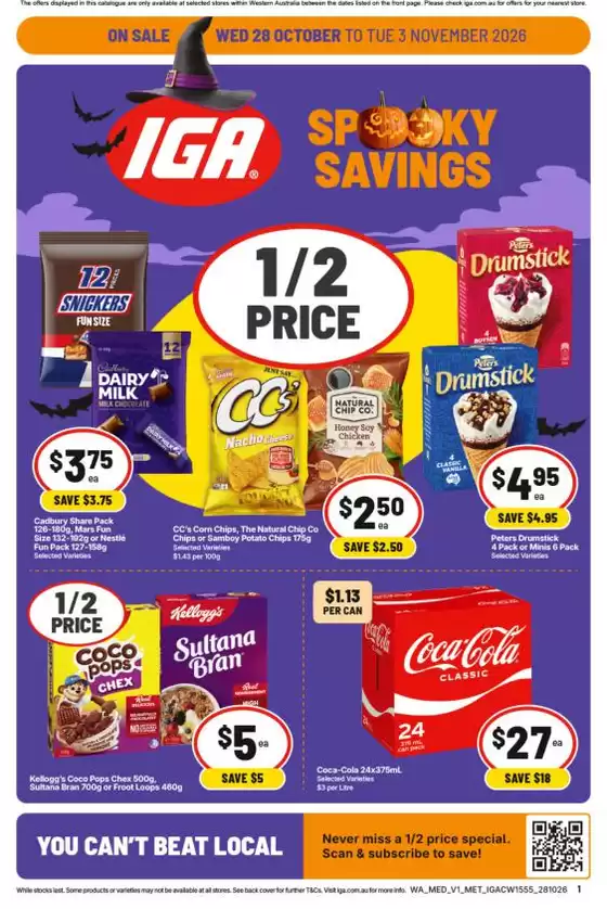 IGA catalogue in Karnup WA | IGA 28/10 | 2026-10-28T00:00:00.000Z - 2026-11-03T00:00:00.000Z