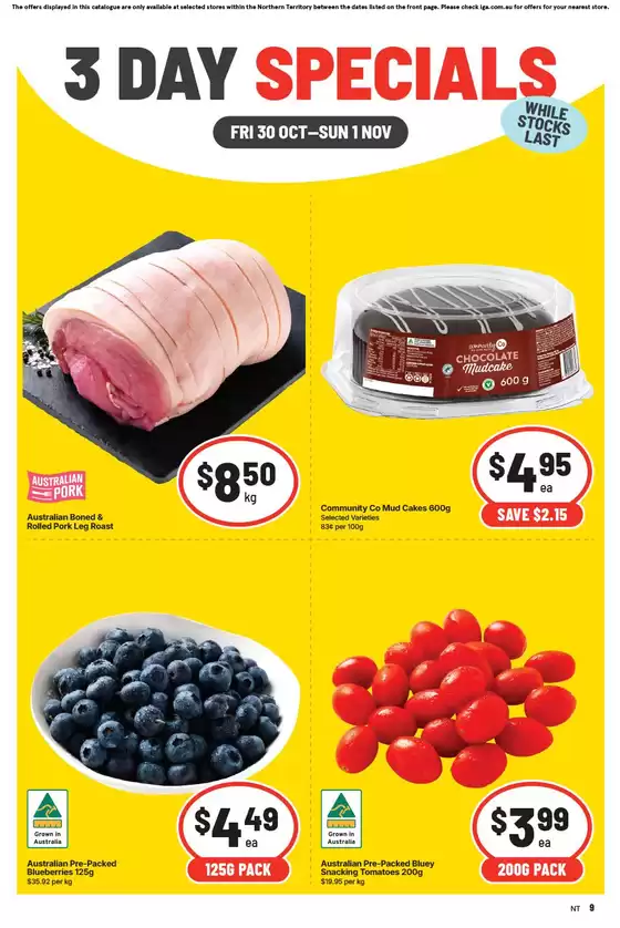 IGA catalogue in Mount Compass SA | IGA 30/10 | 2026-10-30T00:00:00.000Z - 2026-11-01T00:00:00.000Z