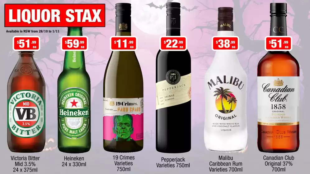 Liquor Stax catalogue | Weekly Specials | 2026-10-28T00:00:00.000Z - 2026-11-01T00:00:00.000Z
