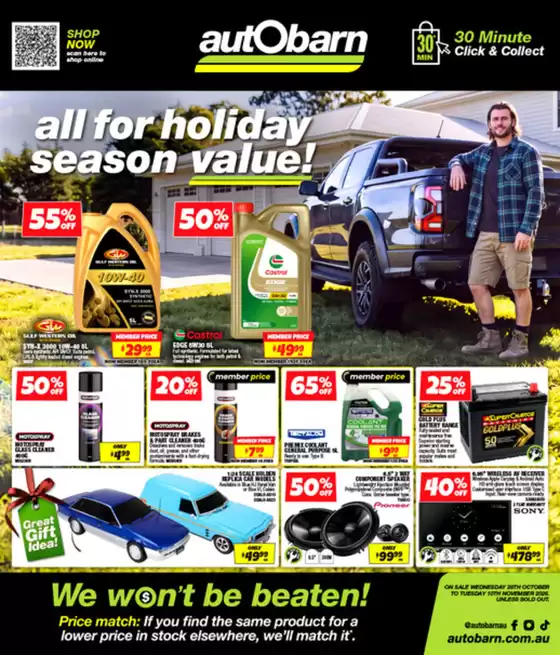 Autobarn catalogue in Karnup WA | All for Holiday Season Value! | 2026-10-28T00:00:00.000Z - 2026-11-10T00:00:00.000Z