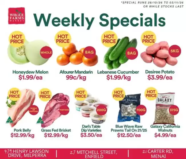 WHOLEFARMS catalogue in Auburn SA | Weekly Specials | 2026-10-28T00:00:00.000Z - 2026-11-03T00:00:00.000Z