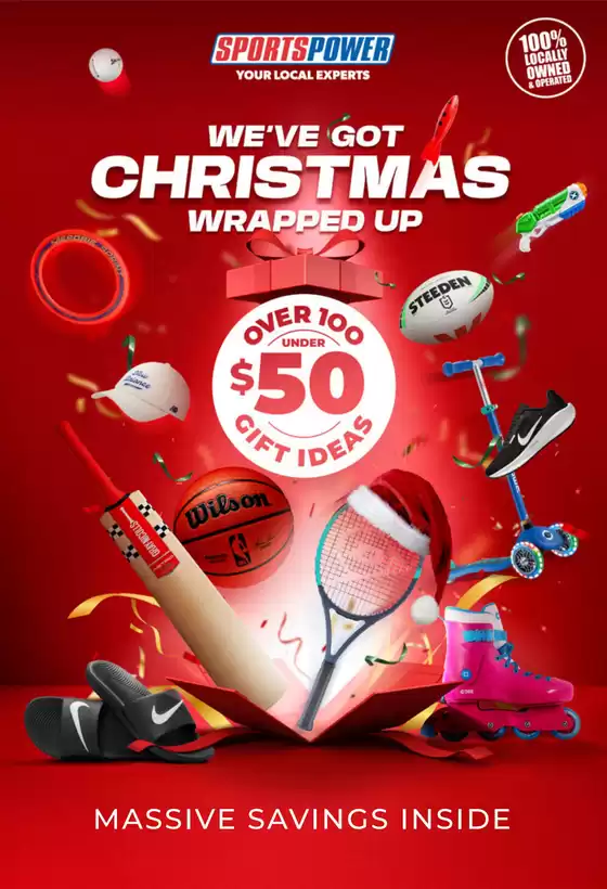 Sports Power catalogue in Sydney NSW | We've Got Christmas Wrapped Up | 2025-10-31T00:00:00.000Z - 2025-12-24T00:00:00.000Z