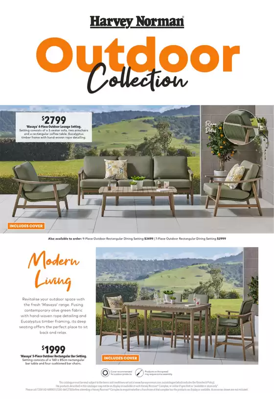 Harvey Norman catalogue in Perth WA | Outdoor Collection | 2025-10-31T00:00:00.000Z - 2025-11-12T00:00:00.000Z