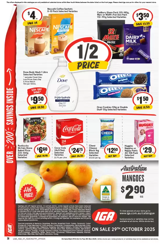 Iga catalogue specials