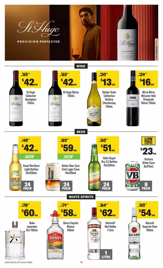 weekly Liquorland catalogue