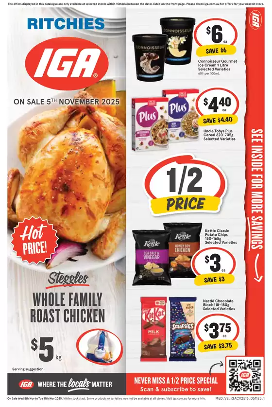 Ritchies catalogue in Rosebud VIC | Sneak Peek - Weekly Specials Catalogues | 2025-11-05T00:00:00.000Z - 2025-11-11T00:00:00.000Z