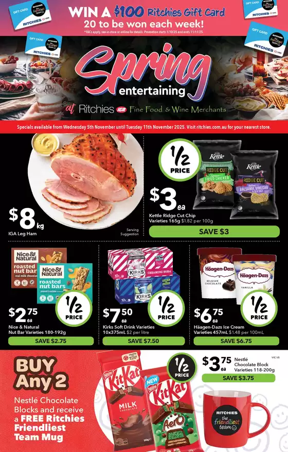 Ritchies catalogue in Wodonga VIC | Sneak Peak - Ritchies Specials | 2025-11-05T00:00:00.000Z - 2025-11-11T00:00:00.000Z