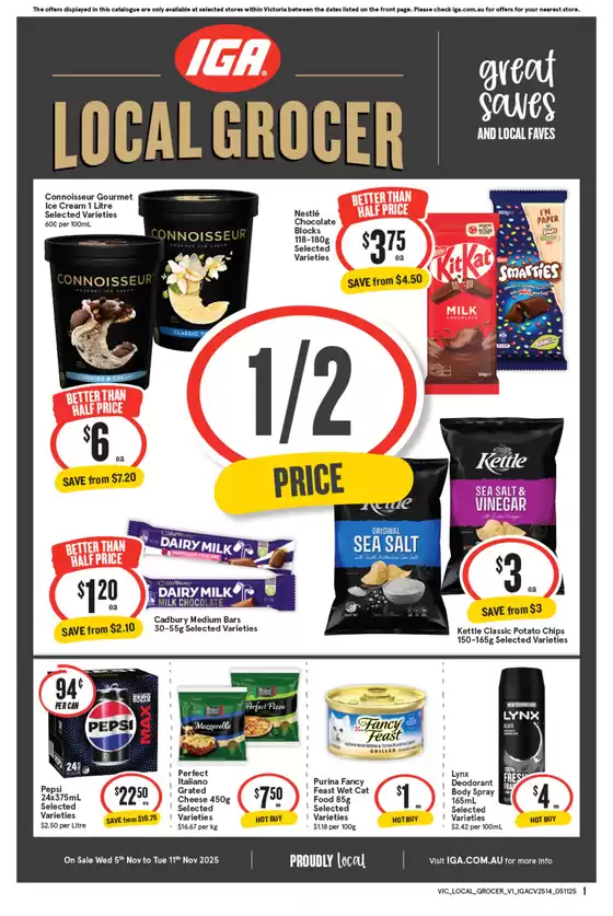 Iga catalogue specials