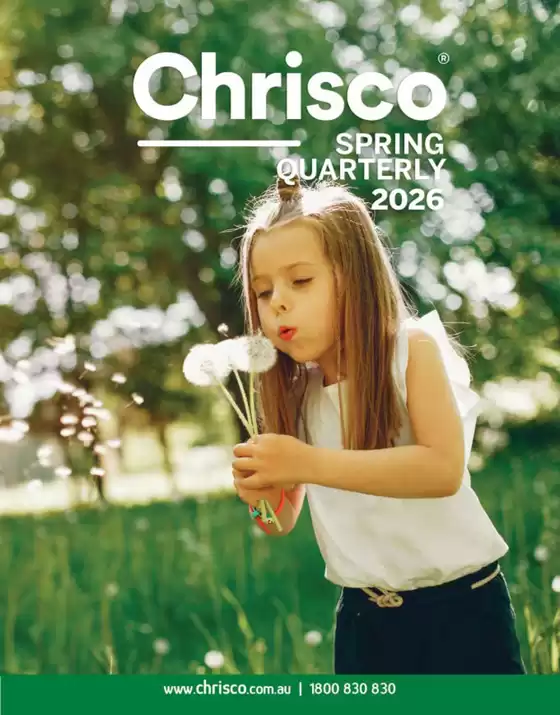 Chrisco catalogue in Perth WA | Spring Quarterly 2026 | 2025-11-03T00:00:00.000Z - 2026-11-30T00:00:00.000Z