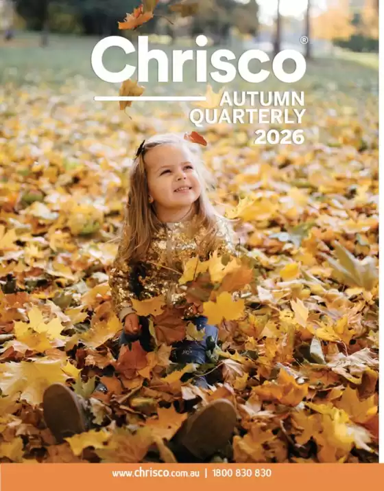 Chrisco catalogue in Perth WA | Autumn Quarterly 2026 | 2025-11-03T00:00:00.000Z - 2026-05-31T00:00:00.000Z