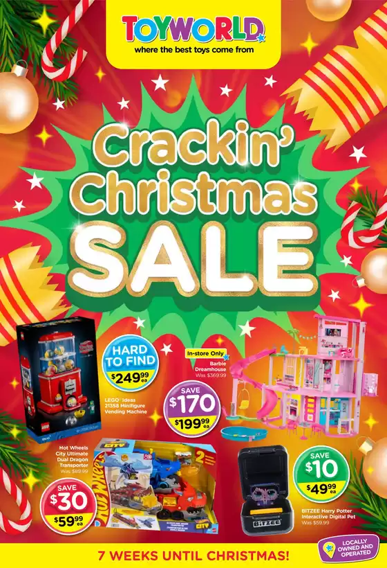Toyworld catalogue in Perth WA | Crackin' Christmas Sale | 2025-11-05T00:00:00.000Z - 2025-11-23T00:00:00.000Z