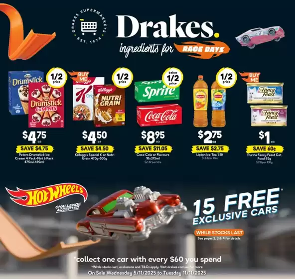 Drakes catalogue in Brisbane QLD | Specials available in South Australia | 2025-11-05T00:00:00.000Z - 2025-11-11T00:00:00.000Z
