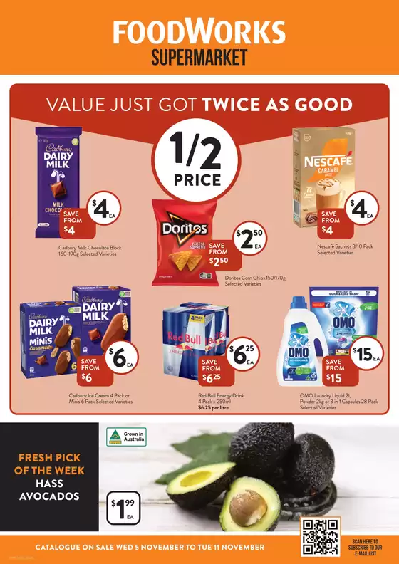 Foodworks catalogue in Yenda NSW | Supermarket | 2025-11-05T00:00:00.000Z - 2025-11-11T00:00:00.000Z