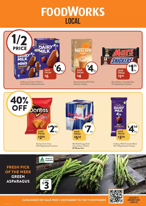 Foodworks catalogue in Kadina SA | Local | 2025-11-05T00:00:00.000Z - 2025-11-11T00:00:00.000Z