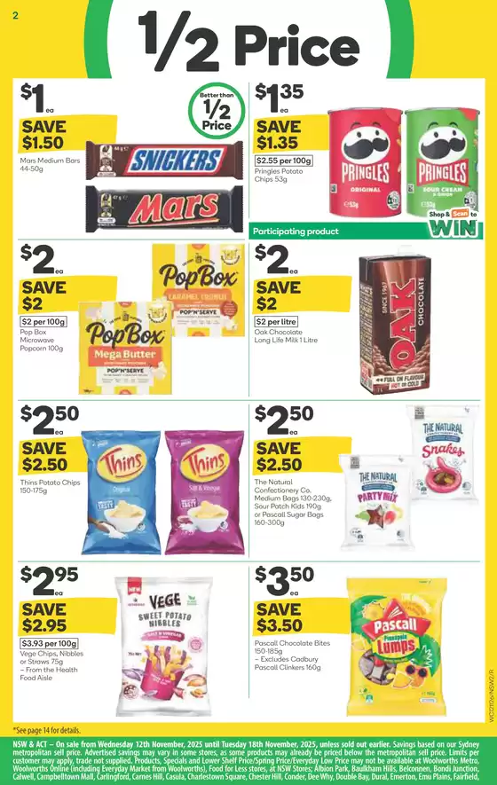 Weekly Specials - 12/11