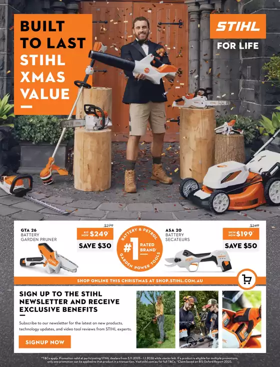 Stihl catalogue | Built to Last STIHL Christmas Value - MAIN | 2025-11-03T00:00:00.000Z - 2026-01-01T00:00:00.000Z