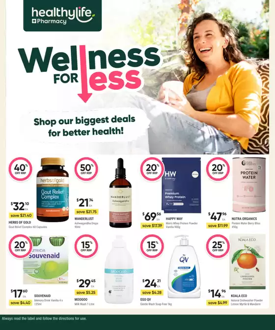 Healthylife Pharmacy catalogue | Wellness for Less | 2025-11-03T00:00:00.000Z - 2025-12-01T00:00:00.000Z