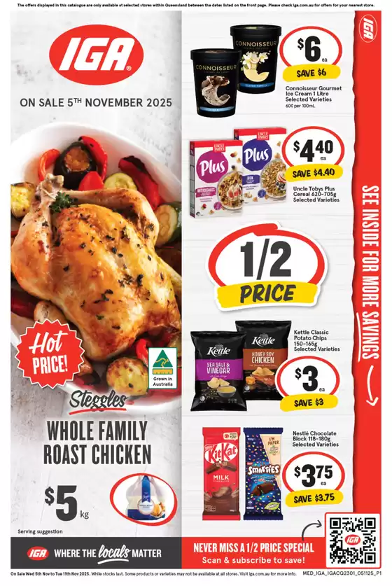 Iga catalogue specials
