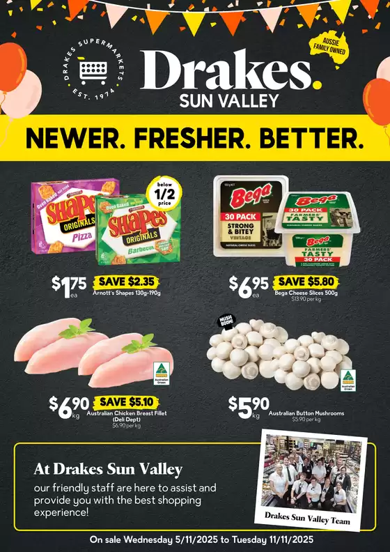 Drakes catalogue | Specials available in Sun Valley | 2025-11-05T00:00:00.000Z - 2025-11-11T00:00:00.000Z