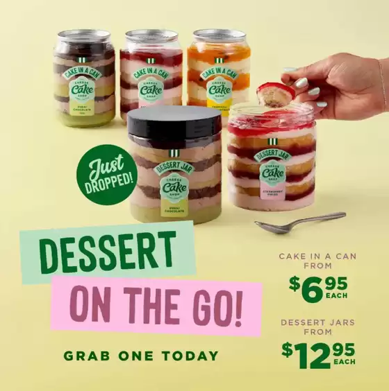 The Cheesecake Shop catalogue in Clare SA | Dessert on the Go! | 2025-11-05T00:00:00.000Z - 2025-12-05T00:00:00.000Z