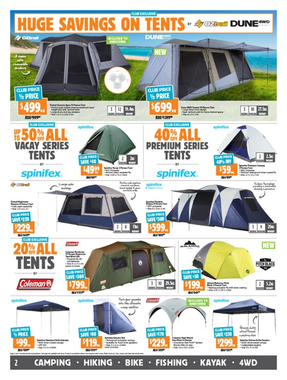 Anaconda Hornsby Deals Opening Hours And Address