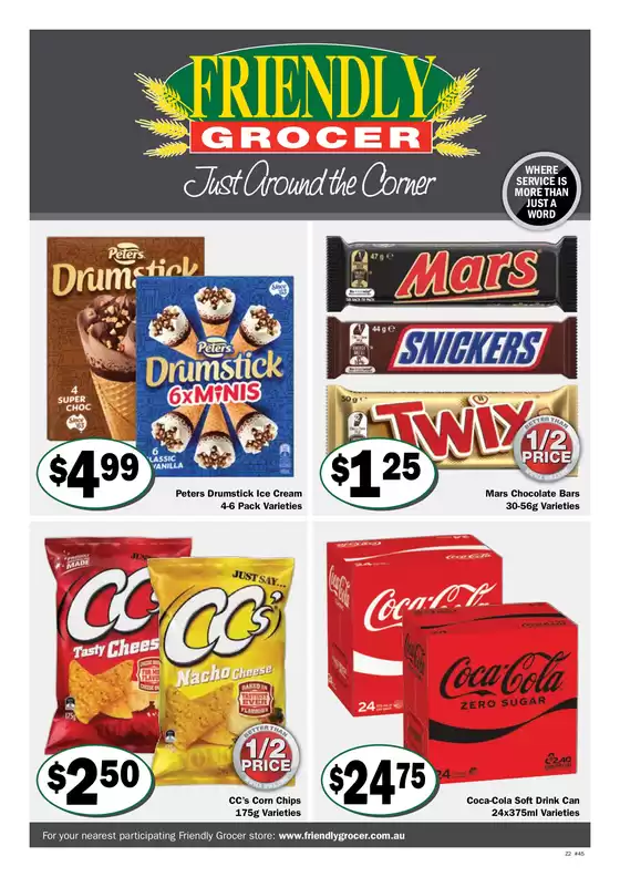 Friendly Grocer catalogue specials