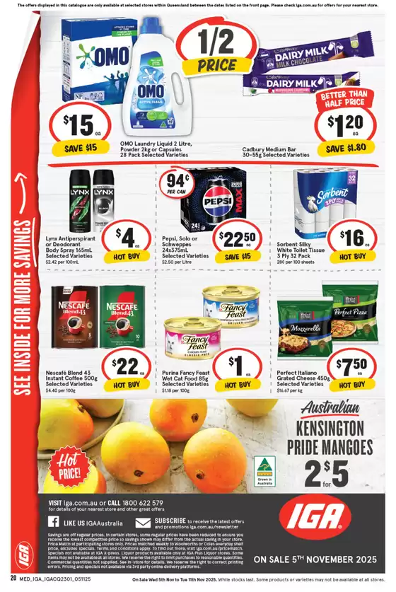 Iga catalogue specials