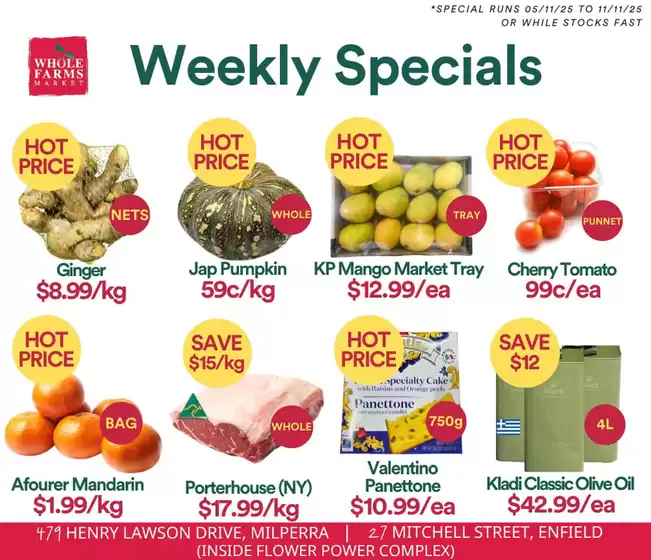 WHOLEFARMS catalogue in Southside QLD | Weekly Specials | 2025-11-06T00:00:00.000Z - 2025-11-11T00:00:00.000Z