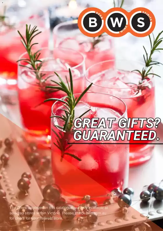BWS catalogue in Brisbane QLD | Great Gifts? Guaranted. | 2025-11-06T00:00:00.000Z - 2025-11-12T00:00:00.000Z