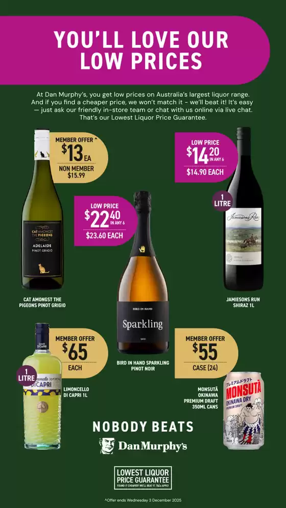 Dan Murphy's catalogue specials