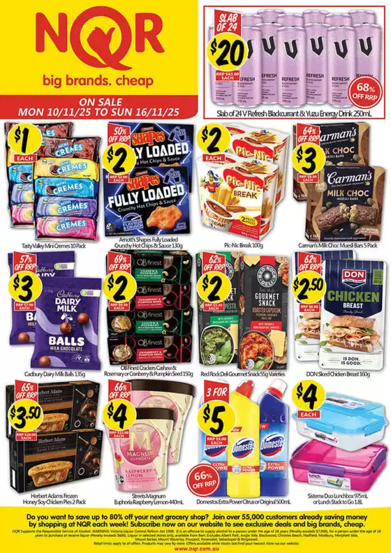 NQR catalogue specials