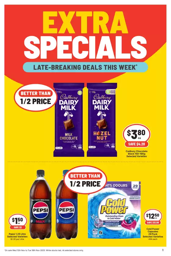 Ritchies catalogue in Grafton NSW | Sneak Peek Extra Specials Digital Catalogue | 2025-11-12T00:00:00.000Z - 2025-11-18T00:00:00.000Z