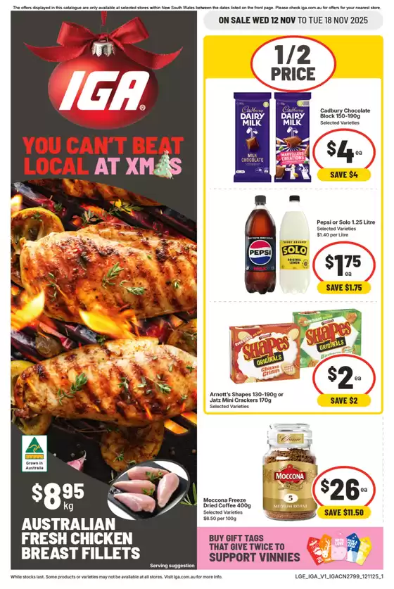 IGA catalogue in Murray Bridge SA | Iga catalogue specials | 2025-11-12T00:00:00.000Z - 2025-11-18T00:00:00.000Z