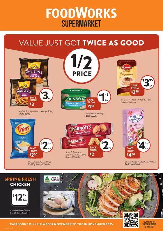 Foodworks catalogue in Bega NSW | Supermarket | 2025-11-12T00:00:00.000Z - 2025-11-18T00:00:00.000Z