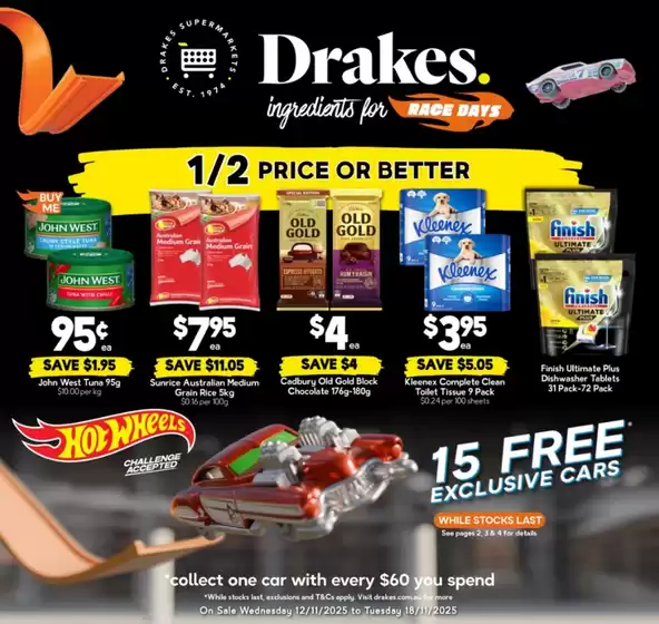 Drakes catalogue | Specials available in Queensland | 2025-11-12T00:00:00.000Z - 2025-11-18T00:00:00.000Z