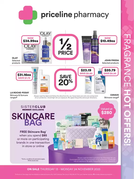 Priceline Pharmacy catalogue in Yamba NSW | Priceline Pharmacy Catalogue | 2025-11-13T00:00:00.000Z - 2025-11-24T00:00:00.000Z