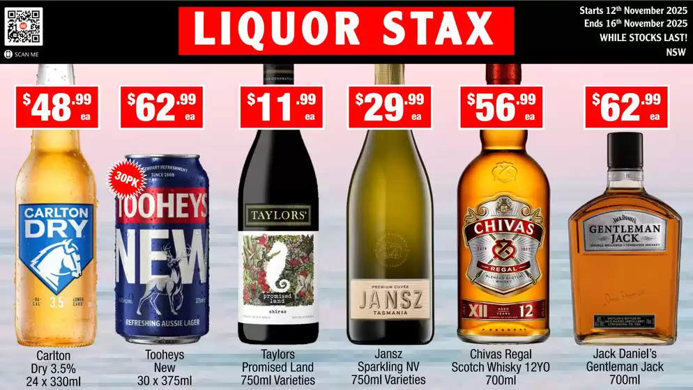 Liquor Stax catalogue | Liquor Stax catalogue specials | 2025-11-12T00:00:00.000Z - 2025-11-16T00:00:00.000Z