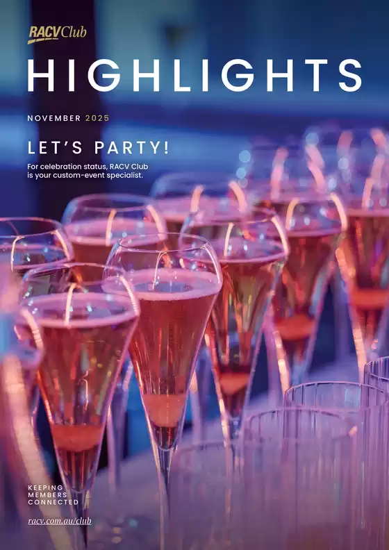 RACV catalogue | Highlights Magazine November Edition | 2025-11-12T00:00:00.000Z - 2025-12-12T00:00:00.000Z