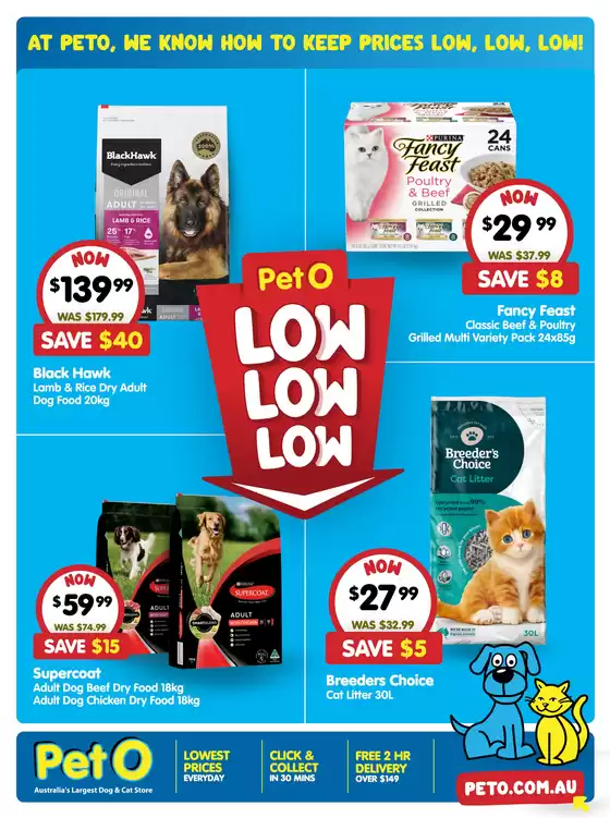 PetO catalogue in Melbourne VIC | Low Low Low | 2025-11-12T00:00:00.000Z - 2025-11-23T00:00:00.000Z