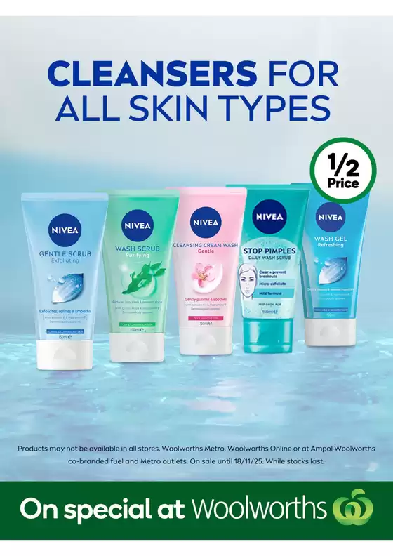 Nivea catalogue in Yamba NSW | NIVEA Daily Essentials Face Cleansing Range | 2025-11-12T00:00:00.000Z - 2025-11-18T00:00:00.000Z