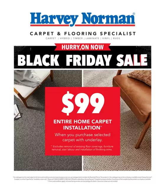 Harvey Norman catalogue | HN Carpet & Flooring Black Friday Sale | 2025-11-13T00:00:00.000Z - 2025-12-03T00:00:00.000Z