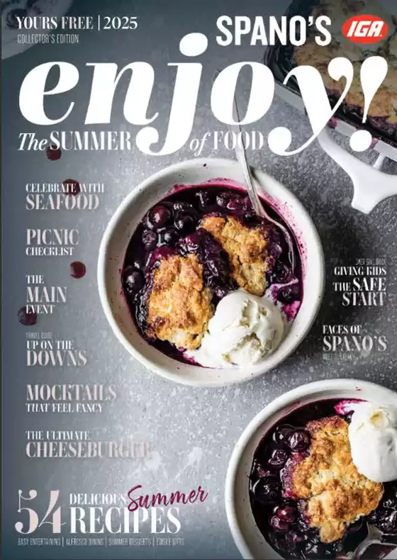 Spano’s IGA catalogue in Blacktown NSW | Spanos Enjoy! The Summer of Food 2025 | 2025-11-13T00:00:00.000Z - 2026-02-28T00:00:00.000Z