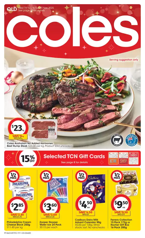 Coles catalogue in Highfields QLD | Coles Catalogue - 19th November | 2025-11-19T00:00:00.000Z - 2025-11-25T00:00:00.000Z